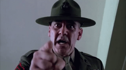 Full Metal Jacket R Lee Ermey GIF