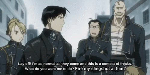Fullmetal Alchemist GIF. This 498 x 249 animated GIF is part of our maes hughes collection. Created by SPACEOSTRICH. View the original animation, share it…