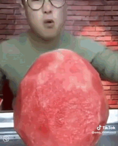 Funny Chinese Guy Eating Watermelon GIF. This 386 x 480 animated GIF is part of our eating collection. Related themes include funny, watermelon. Created by…