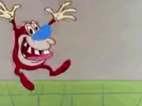 Funny Goofy GIF. This 498 x 374 animated GIF is part of our ren and stimpy happy happy joy joy collection. Related themes include dance, funny, goofy…