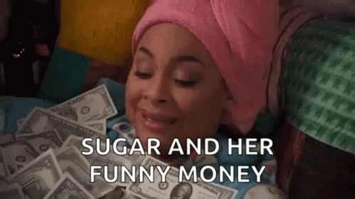 Funny Money Money Bath GIF