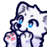 Furry Dog Sticker