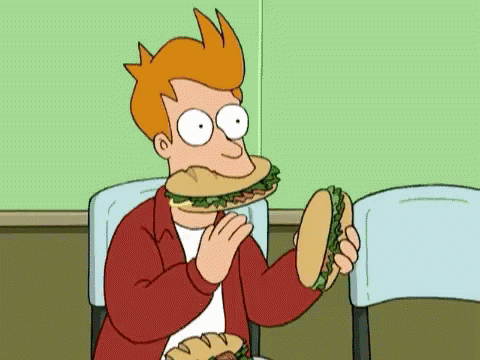 Futurama Fry GIF. This 480 x 360 animated GIF is part of our quiero mi bocadillo collection. Related themes include clapping. Created by chasmfiend. View…