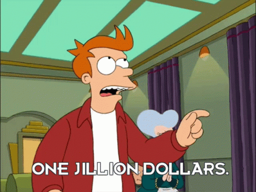 Futurama One Jillion Dollars GIF