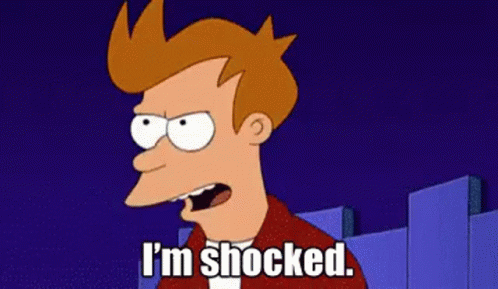 Futurama Shocked GIF