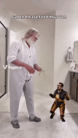 Gaben Gabe Newell GIF. This 270 x 480 animated GIF is part of our lord gaben collection. Related themes include gabe newell. Created by shyoww. View the…