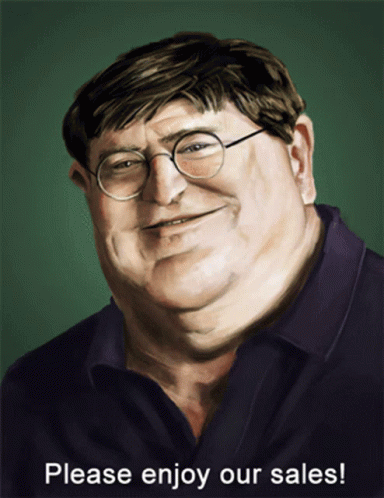 Gaben Steam GIF. This 384 x 498 animated GIF is part of our lord gaben collection. Related themes include smile. Created by CaptainJamieee. View the…
