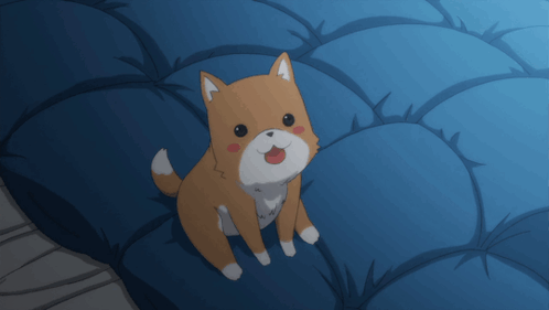 Gakkou Gurashi Dog GIF