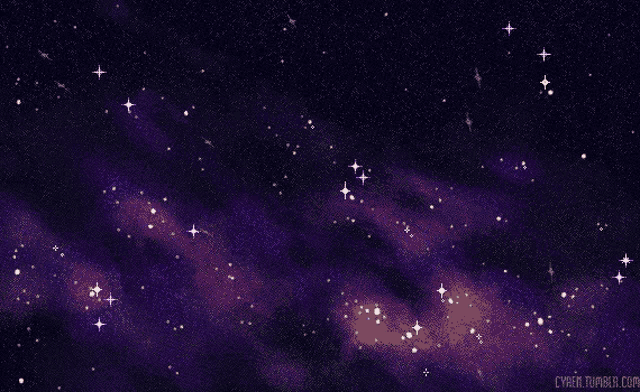 Galaxy Pixel Art GIF