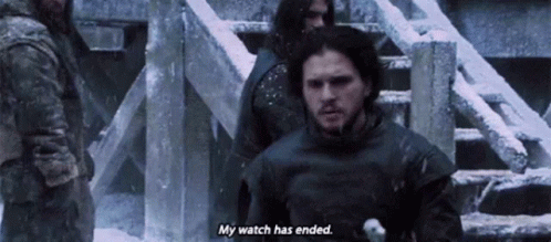 Game Of Thrones My Watch GIF. This 498 x 219 animated GIF is part of our my watch has ended collection. Created by Spidercat82. View the original animation…