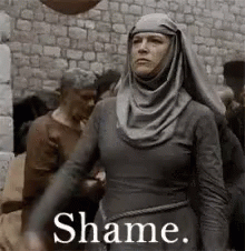 Game Of Thrones Shame GIF. This 220 x 226 animated GIF is part of our shame game of thrones collection. Related themes include shame. Created by…