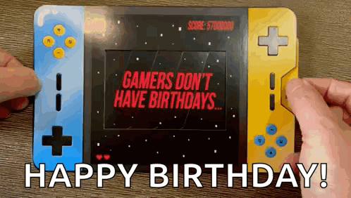 Gamer Birthday Gamer GIF