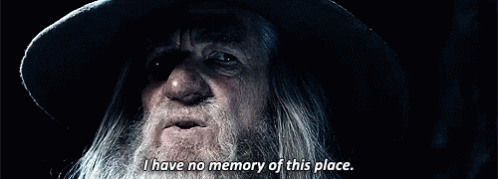 Gandalf I Have No Memory Of This Place GIF. This 498 x 179 animated GIF is part of our i have no memory of this place collection. View the original…