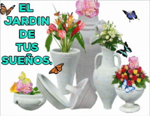 Garden Butterfly GIF