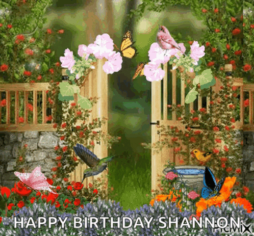 Garden Butterfly GIF