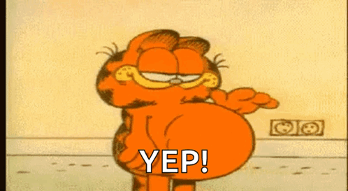 Garfield Fulltummy GIF