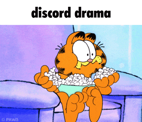 Garfield Popcorn Eating GIF