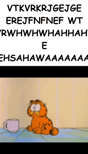 Garfield Tantrum GIF