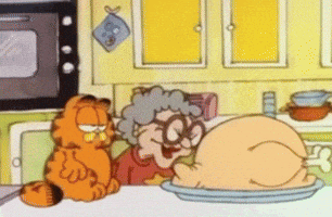 Garfield Thanksgiving Happy Thanksgiving GIF