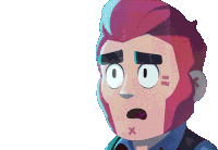 Gasp Brawl Stars Sticker