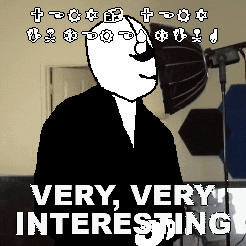 Gaster Very Very Interesting GIF