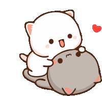 Gatitos Enamorados Besos De Amor Sticker