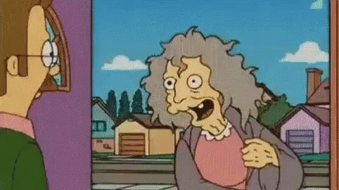 Gattara Simpson Buongiorno Pazza Signora Pazza Vecchietta Vecchia Pazza Gatti Ciao Salve GIF. This 482 x 270 animated GIF is part of our simpsons crazy cat…