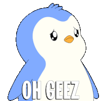 Geez Oh Geez Sticker