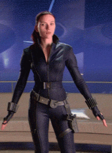 Geniusin Black Widow GIF