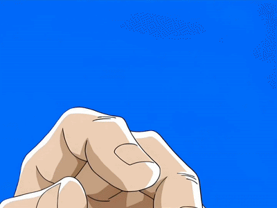 Genkidama Raise Hands GIF