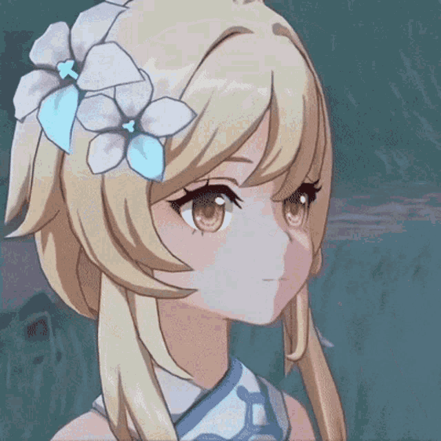 Genshin Impact Lumine GIF