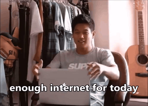 Genug Internet Für Heute Enough Internet For Today GIF