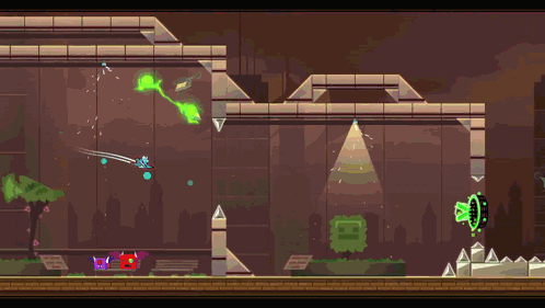 Geometry Dash Space Invaders GIF
