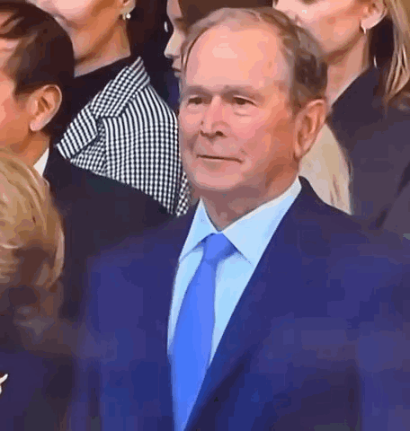 George Bush Eye Brow GIF