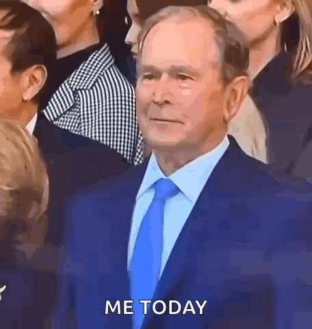 George Bush Eye Brow GIF