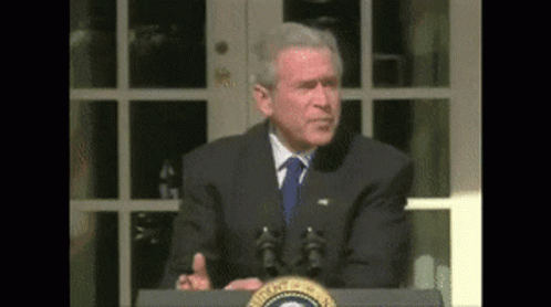 George Bush Speech GIF