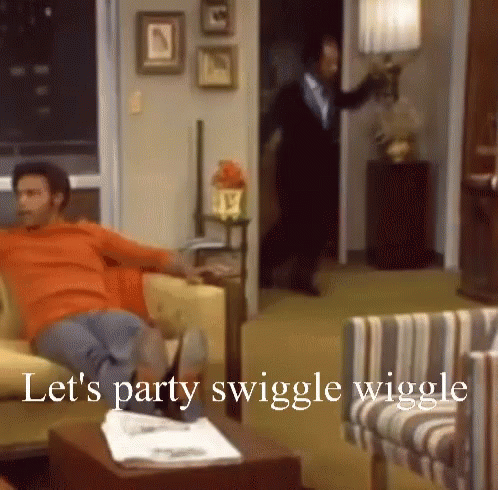 George Jefferson Lets Party GIF