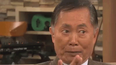 George Takei Does The Vulcan Salute On The Meredith Vieira Show! GIF