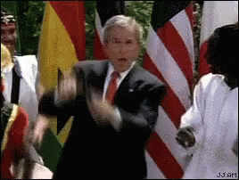 George W Bush Dance GIF