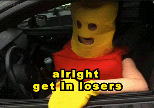 Get In Loser Sam H3 Lego GIF