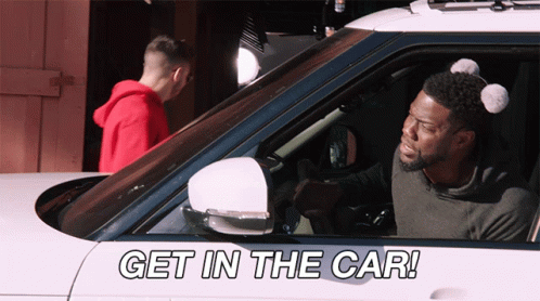 Get In The Car Hop In GIF