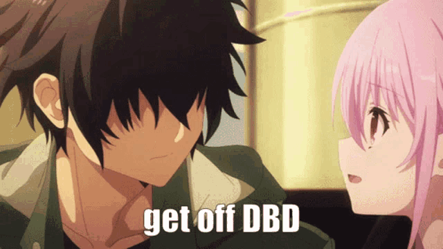 Get Off Dbd Anime Kiss GIF