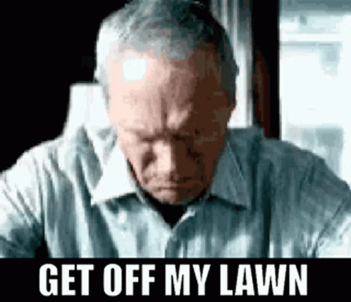 Get Off My Lawn Clint Eastwood GIF