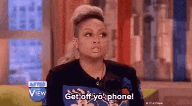 Get Off Phone Phone GIF