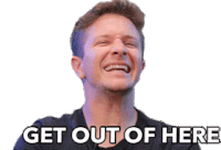 Get Out Get Out Of Here Sticker