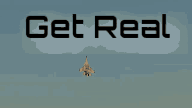 Get Real Fighter Jet GIF