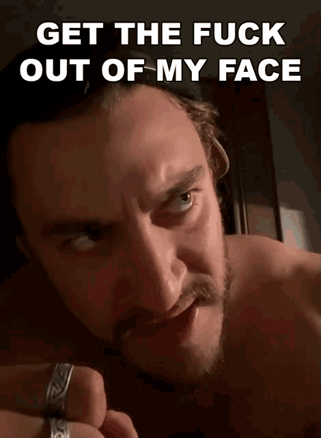 Get The Fuck Out Of My Face Casey Frey GIF