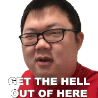 Get The Hell Out Of Here Sungwon Cho Sticker