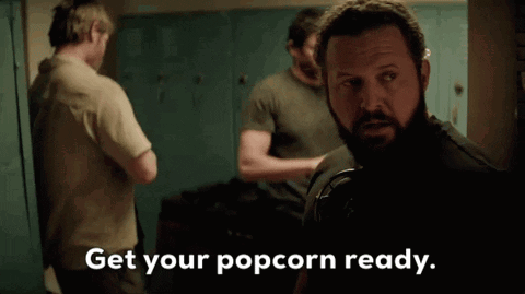 Get Your Popcorn Ready Sonny Quinn GIF. This 480 x 269 animated GIF is part of our get your popcorn ready collection. Related themes include popcorn…