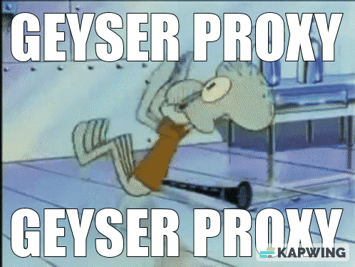 Geyser Proxy Squidward GIF. This 498 x 374 animated GIF is part of our squidward future collection. Related themes include spongebob, squidward. Created by…